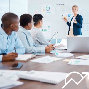 CLO reviewing system-wide training performance dashboard